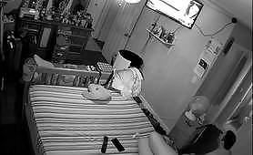 Bedroom Mexican Guy Fuck His Wife on Ip Cam Cctv