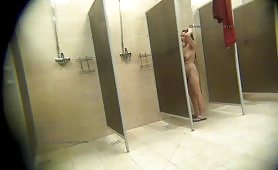 Hidden camera in a swimming pool shower 28