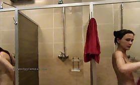Hidden camera in a swimming pool shower 3