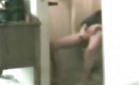 hidden cam catches my kinky sister masturbating in toilet